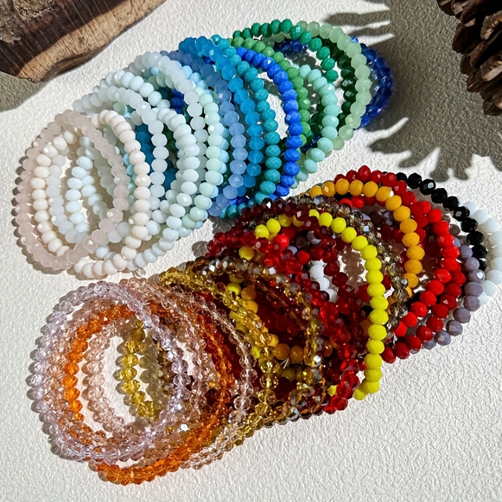 15pcs Bohemian Stackable Women's Multicolor Bracelet Set